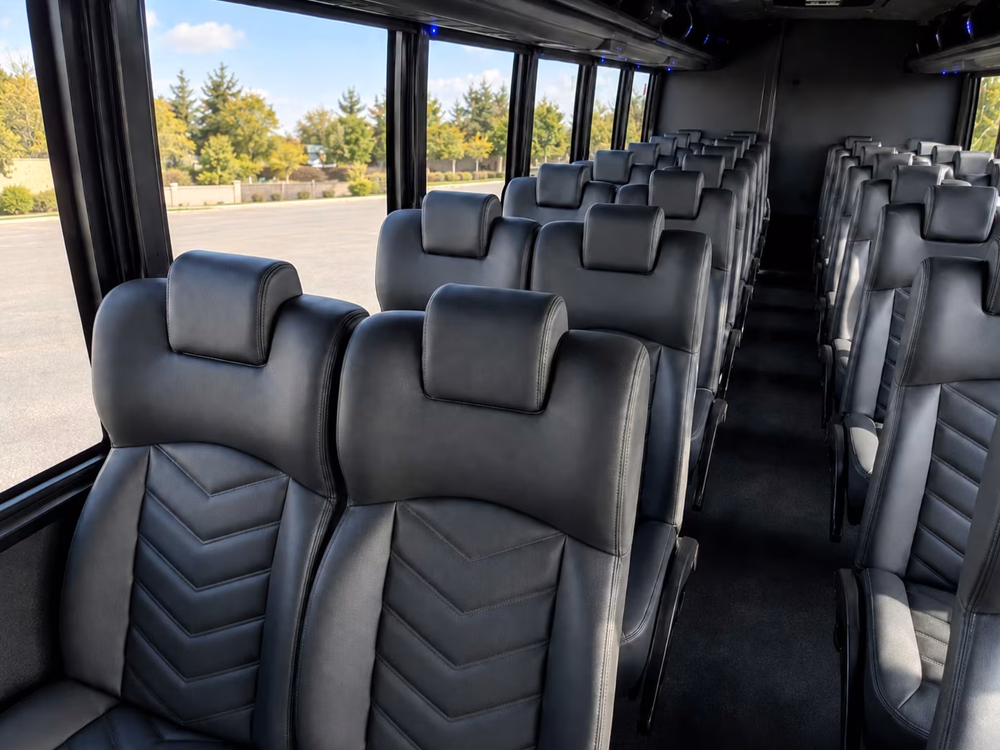 18 passenger minibus inside