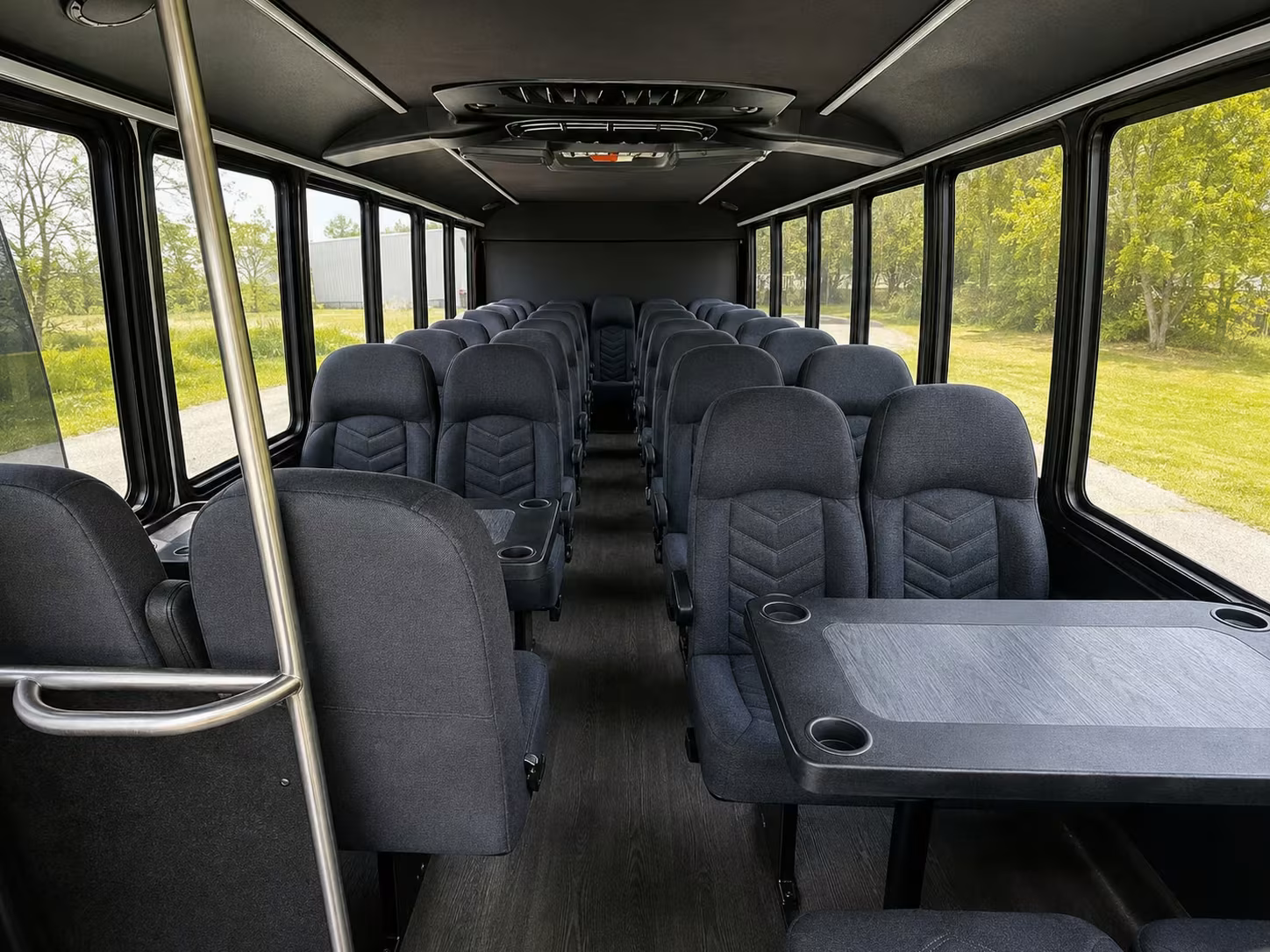 18 passenger minibus interior