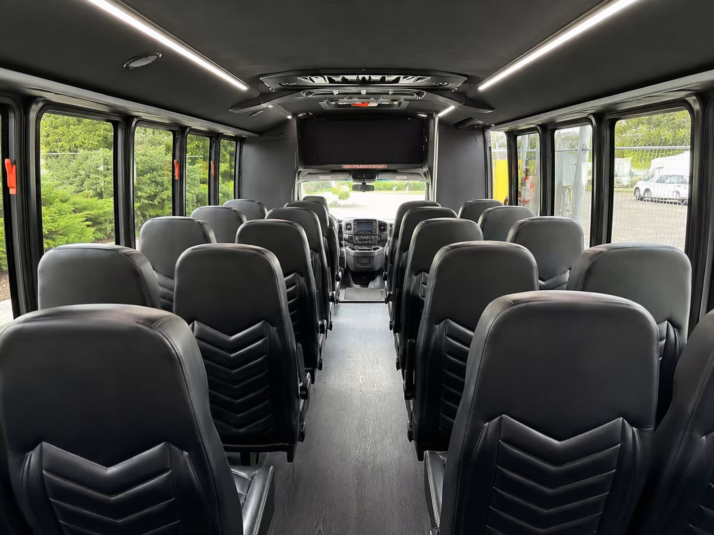 20 passenger minibus inside