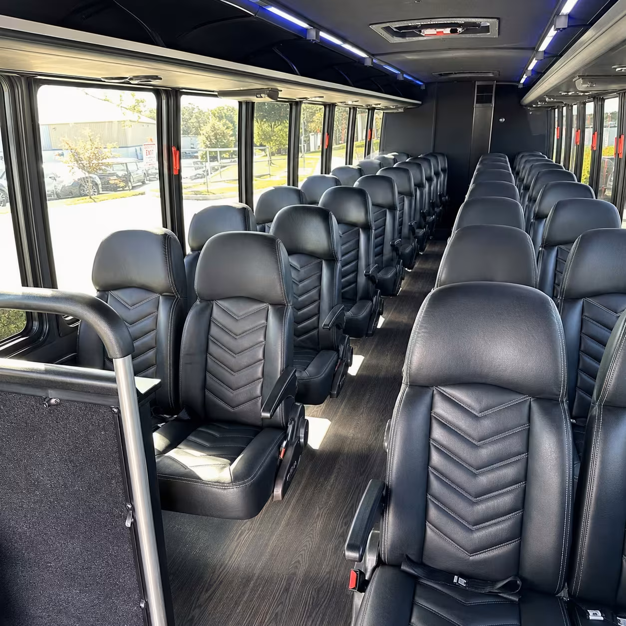 35 passenger minibus inside