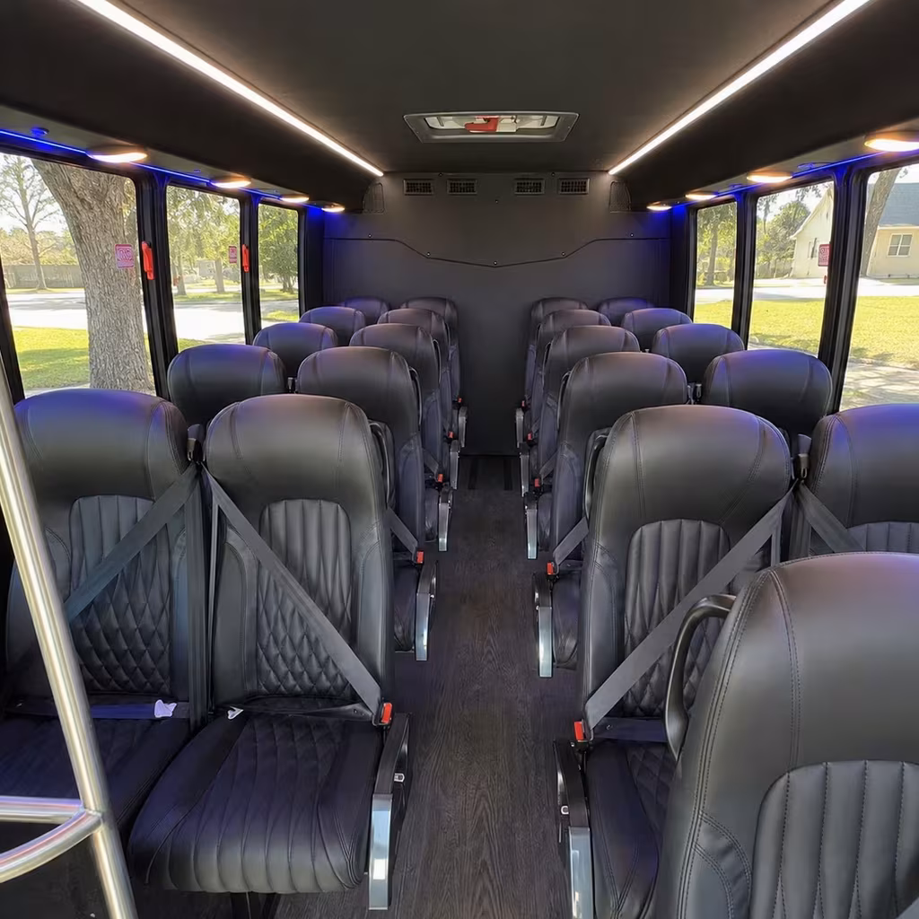 35 passenger minibus interior