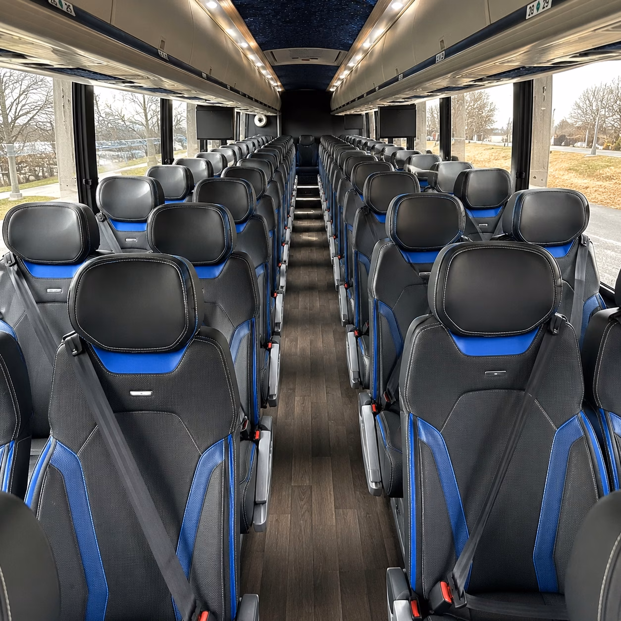 hamilton charter bus interior gallery