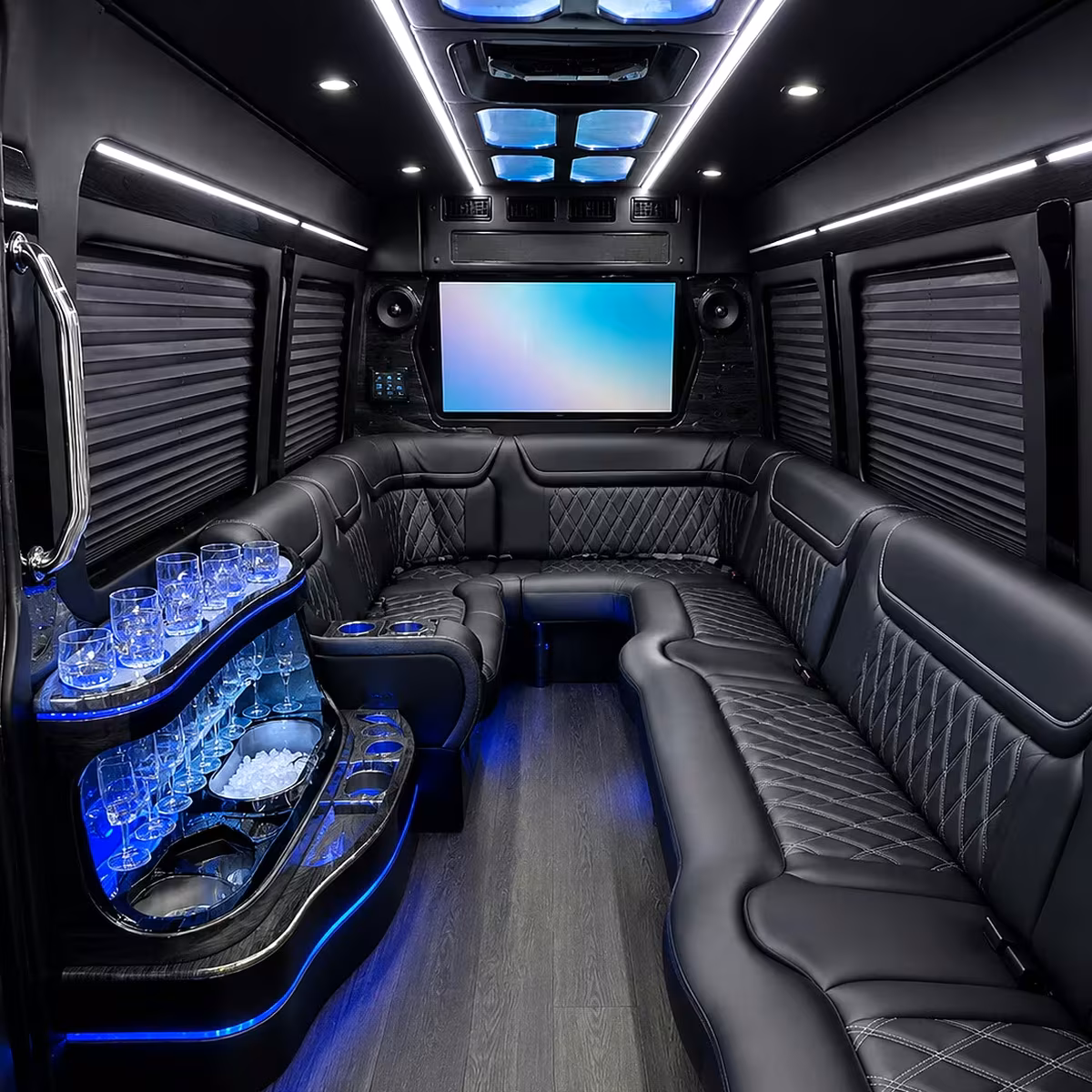 party bus interior