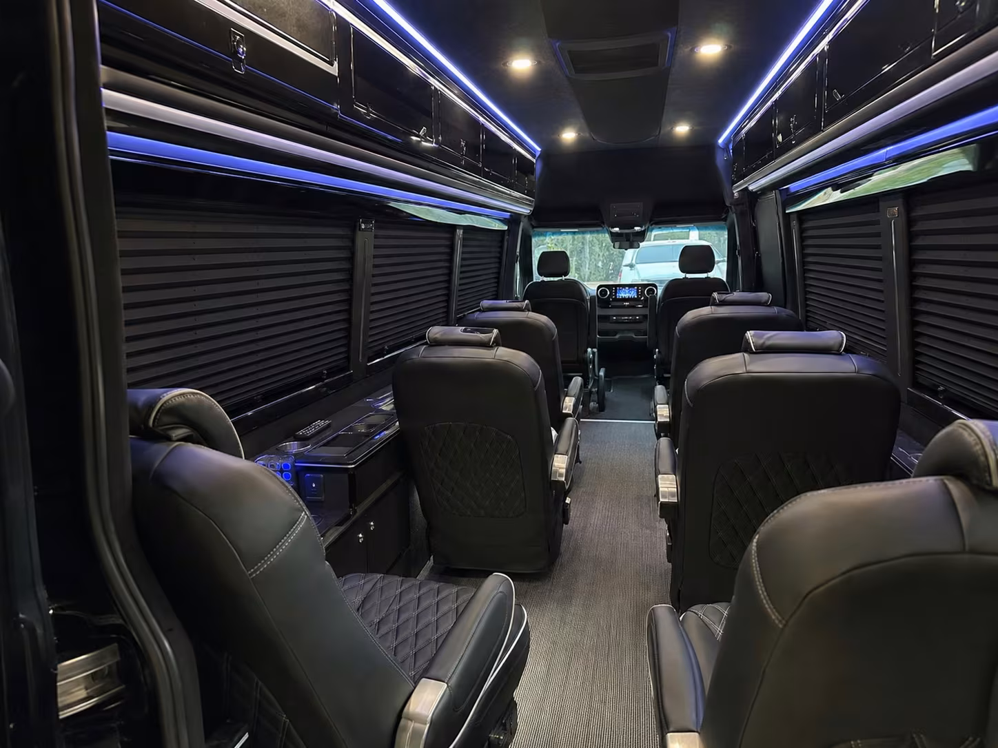 sprinter van with driver interior