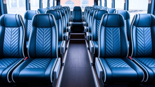 hamilton 15 passenger minibus inside