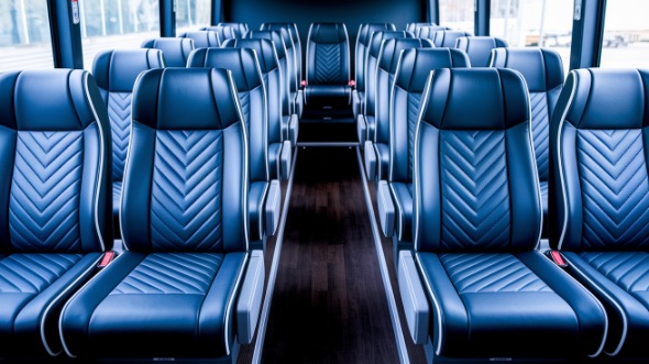 hamilton 18 passenger minibus inside