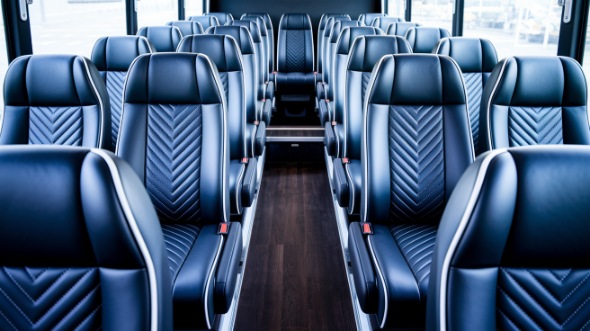 hamilton 25 passenger minibus inside