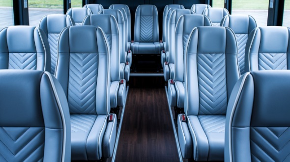 hamilton 28 passenger minibus inside
