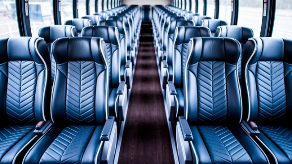 hamilton 54 passenger charter bus inside