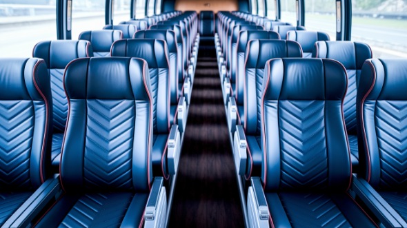 hamilton 54 passenger charter bus rental