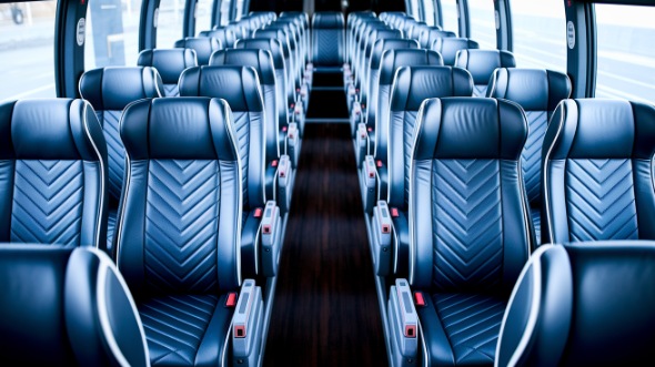 hamilton 55 passenger charter bus inside