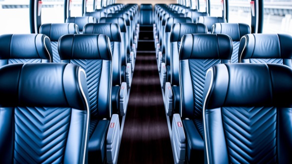 hamilton 56 passenger charter bus rental