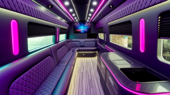 hamilton sprinter limo rental inside